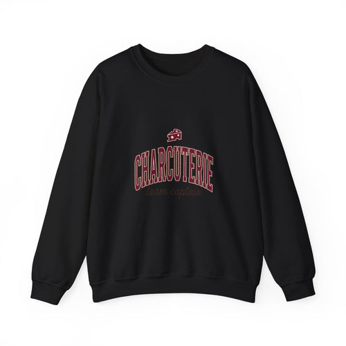 Charcuterie Team Captain Sweatshirt | Polka Dot Accent, Retro Preppy