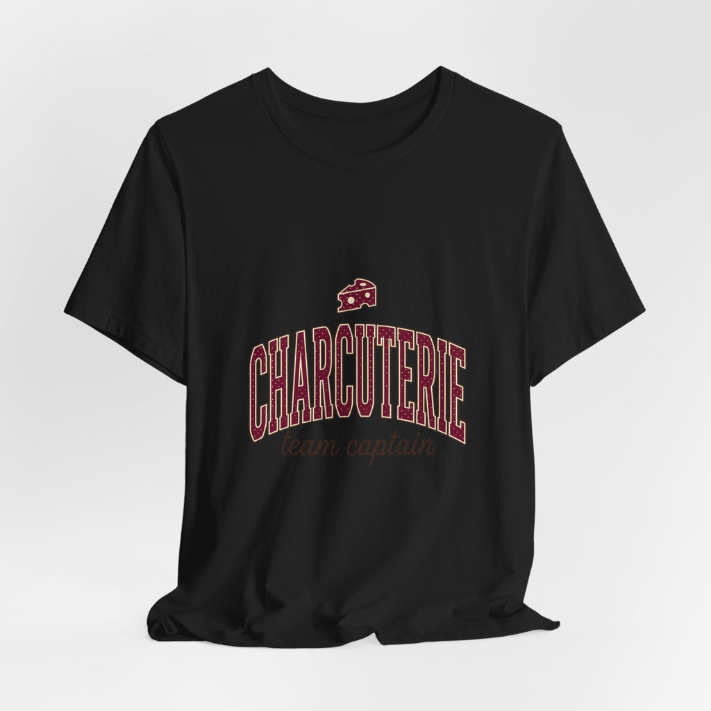 Charcuterie Team Captain Tee | Polka Dot Accent, Retro Preppy Typography