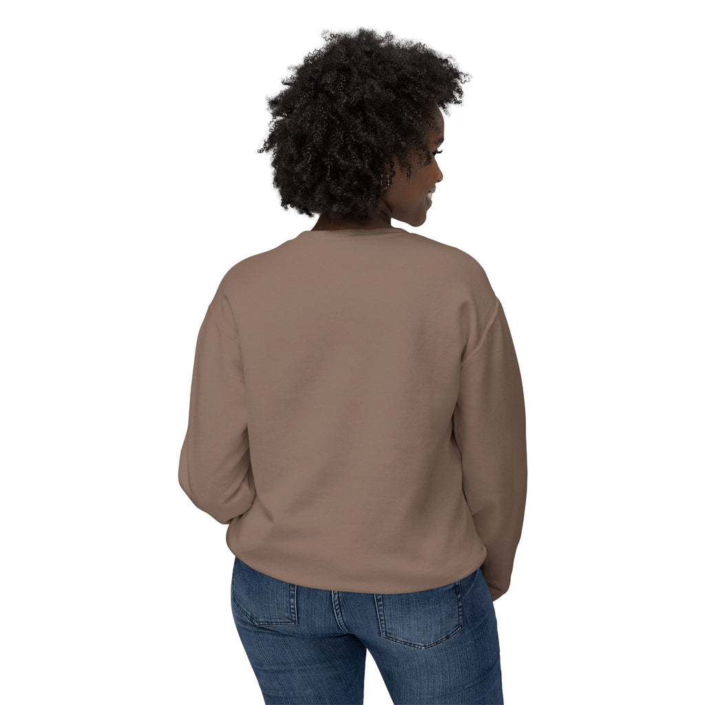 Crewneck Sweatshirt — Minimal "Be Good Do Good" Circle Design