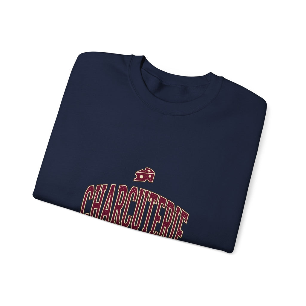 Charcuterie Team Captain Sweatshirt | Polka Dot Accent, Retro Preppy