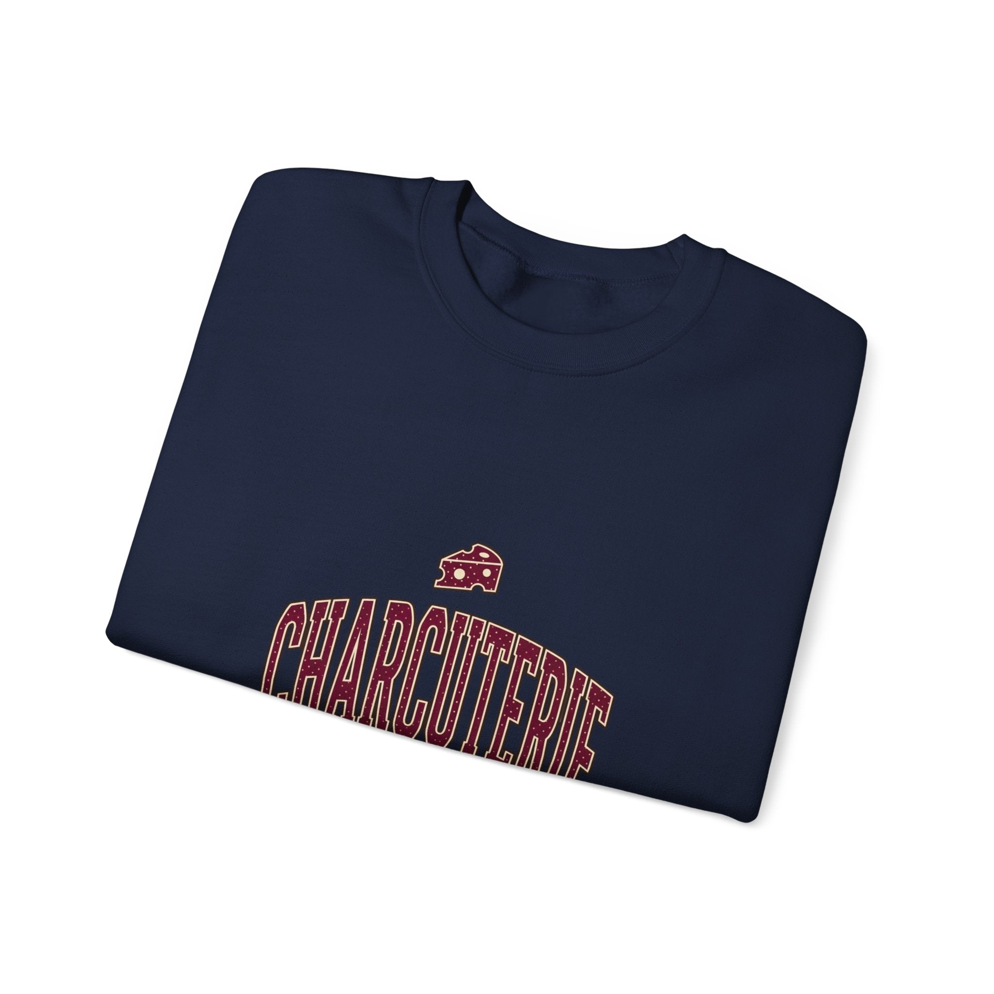 Charcuterie Team Captain Sweatshirt | Polka Dot Accent, Retro Preppy