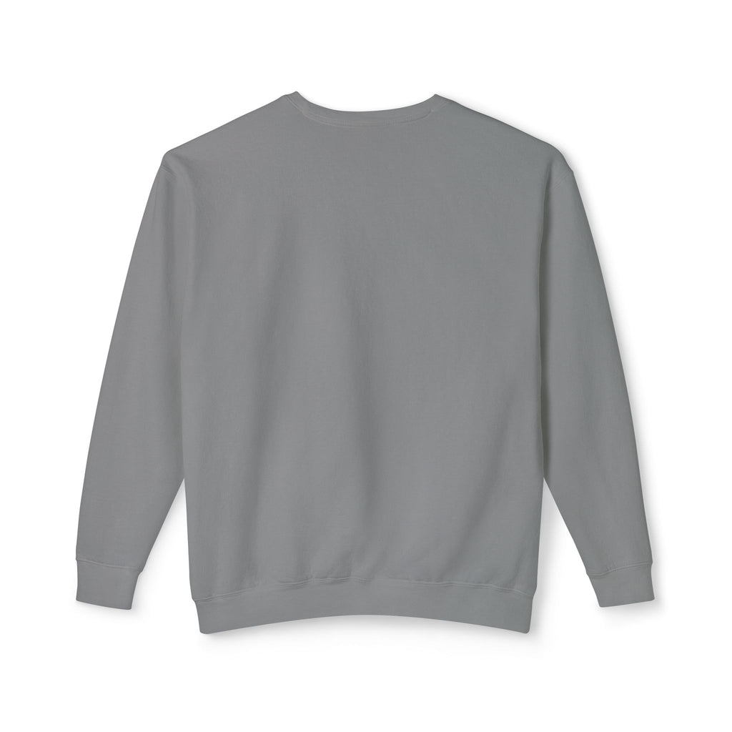Crewneck Sweatshirt — Minimal "Be Good Do Good" Circle Design