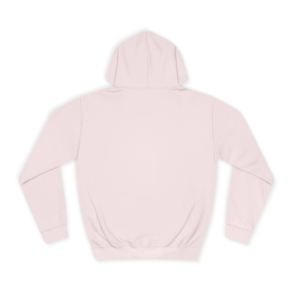 Minimalist ‘Good Vibes’ White Hoodie — College Style Casual Pullover