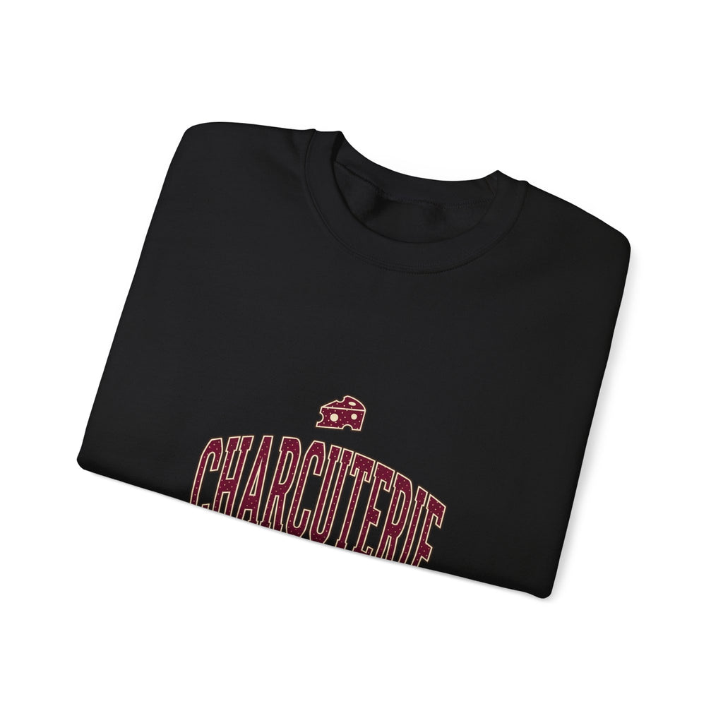 Charcuterie Team Captain Sweatshirt | Polka Dot Accent, Retro Preppy