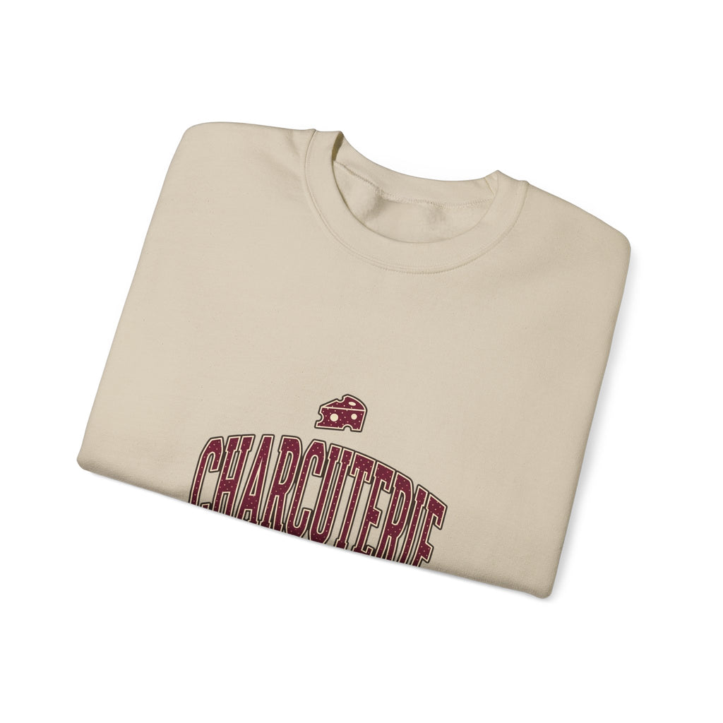 Charcuterie Team Captain Sweatshirt | Polka Dot Accent, Retro Preppy