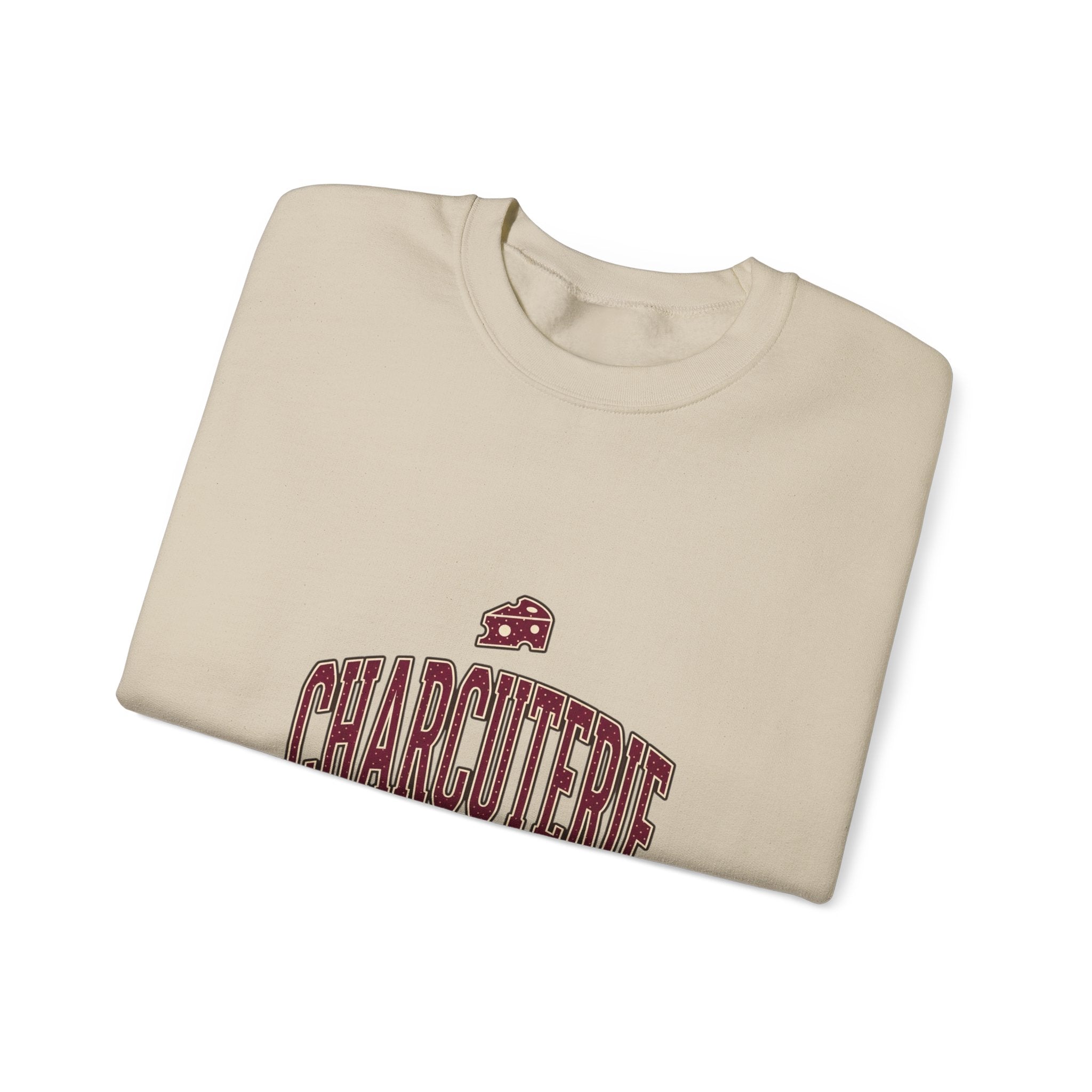 Charcuterie Team Captain Sweatshirt | Polka Dot Accent, Retro Preppy
