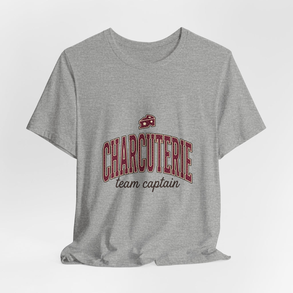 Charcuterie Team Captain Tee | Polka Dot Accent, Retro Preppy Typography