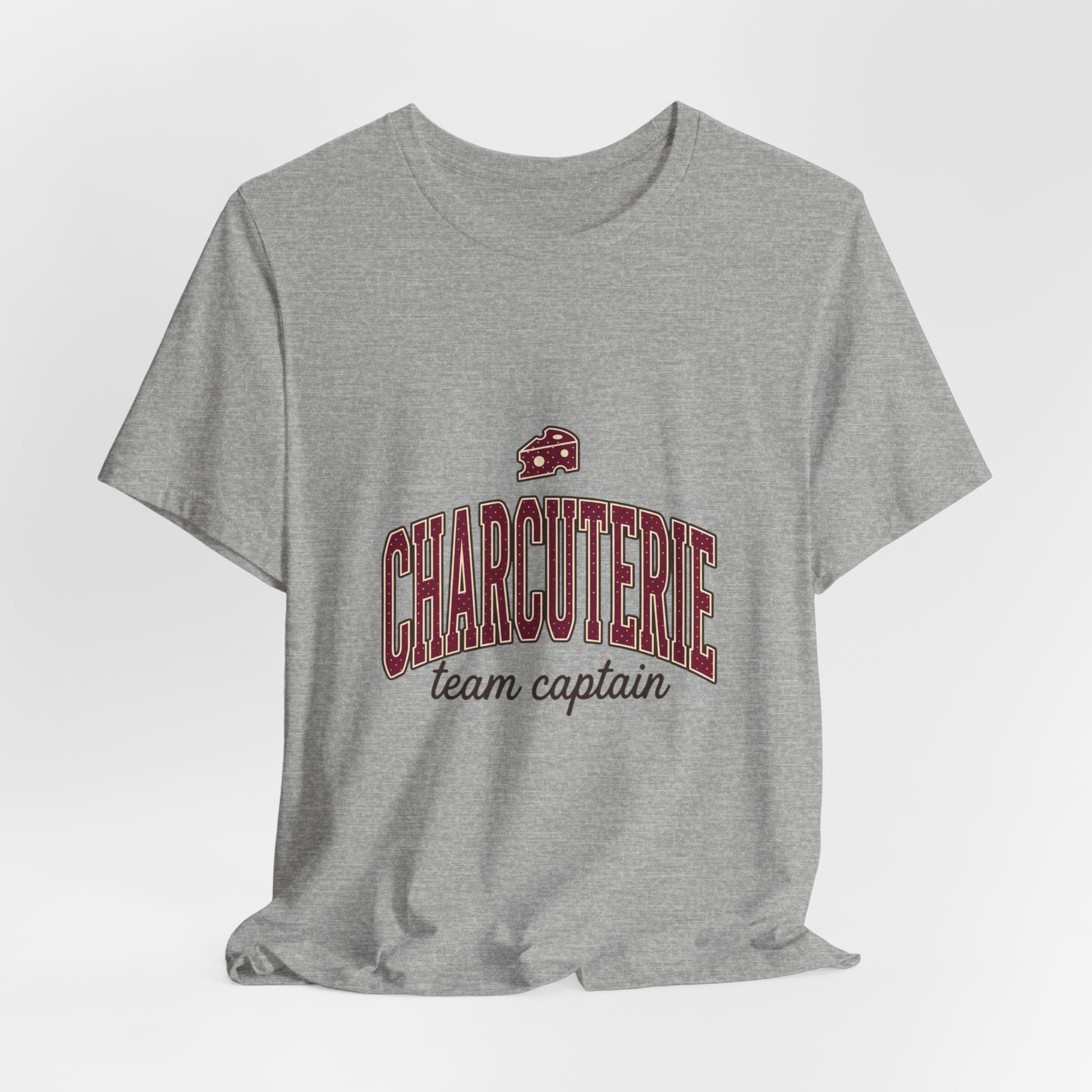 Charcuterie Team Captain Tee | Polka Dot Accent, Retro Preppy Typography