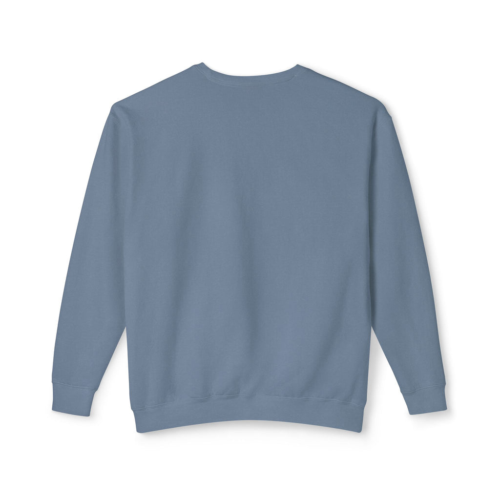 Crewneck Sweatshirt — Minimal "Be Good Do Good" Circle Design