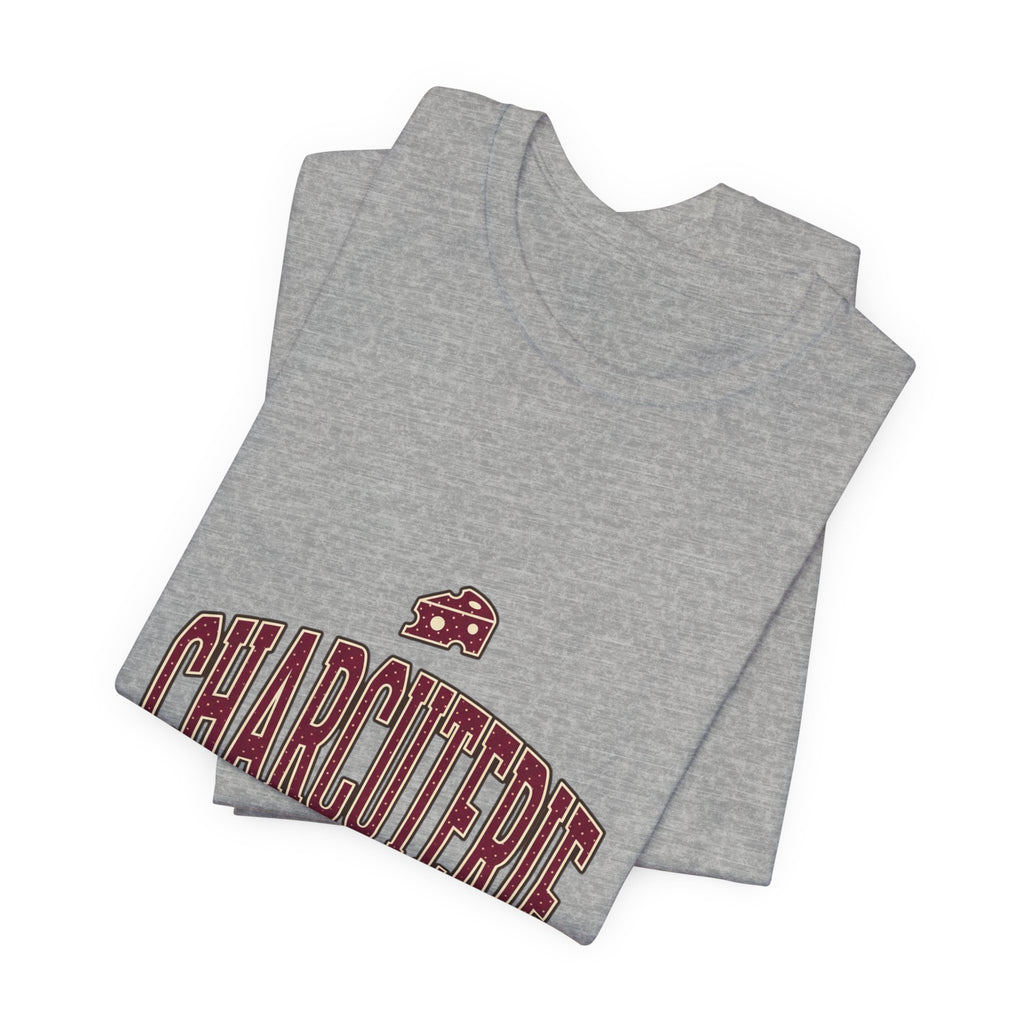 Charcuterie Team Captain Tee | Polka Dot Accent, Retro Preppy Typography