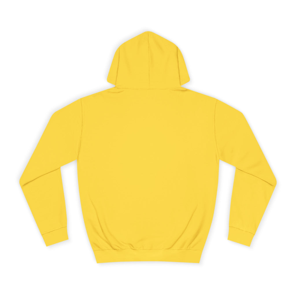 Minimalist ‘Good Vibes’ White Hoodie — College Style Casual Pullover