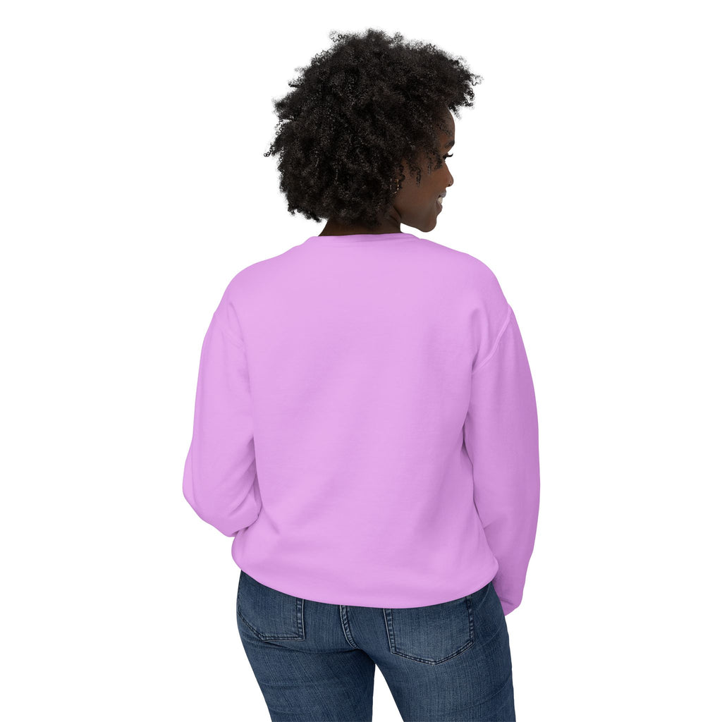 Crewneck Sweatshirt — Minimal "Be Good Do Good" Circle Design