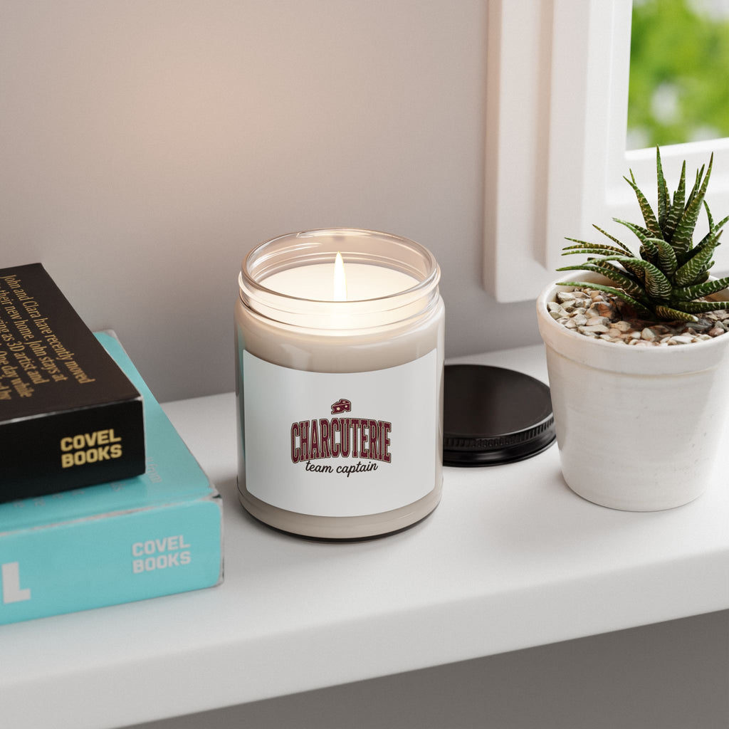 Polka Dot Charcuterie Label Candle, Soy Jar Candle | Retro Polka Dots