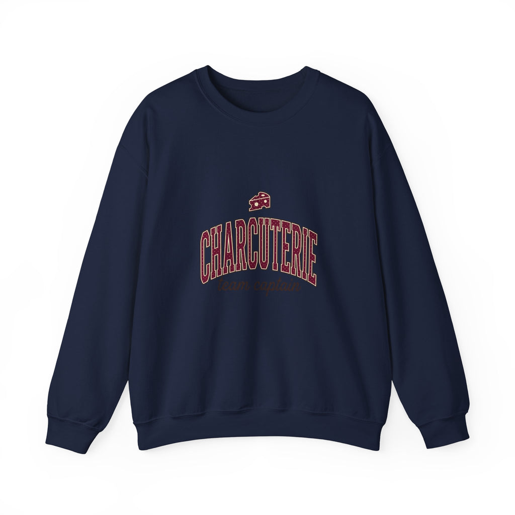 Charcuterie Team Captain Sweatshirt | Polka Dot Accent, Retro Preppy