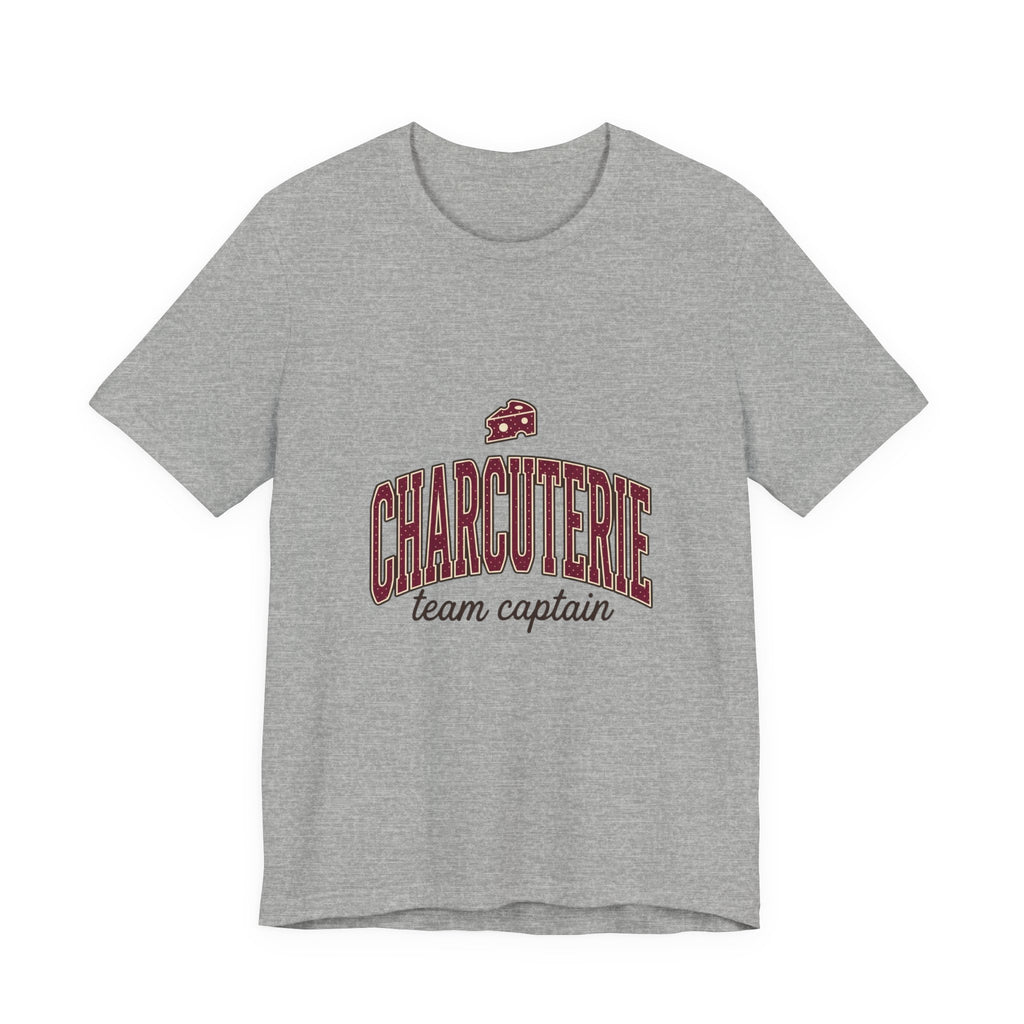 Charcuterie Team Captain Tee | Polka Dot Accent, Retro Preppy Typography