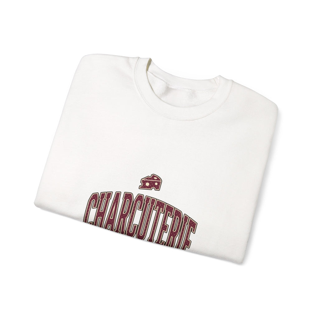 Charcuterie Team Captain Sweatshirt | Polka Dot Accent, Retro Preppy