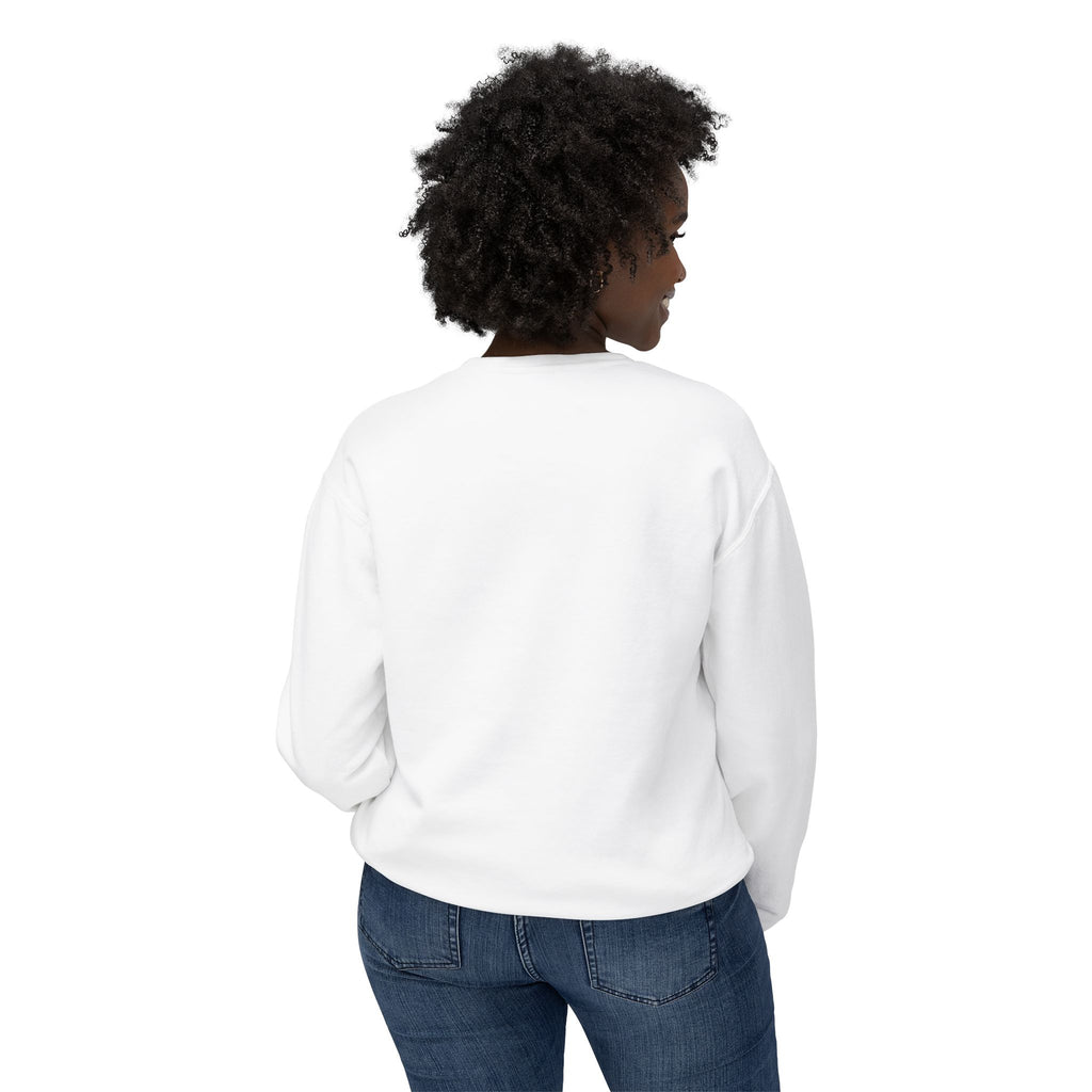 Crewneck Sweatshirt — Minimal "Be Good Do Good" Circle Design