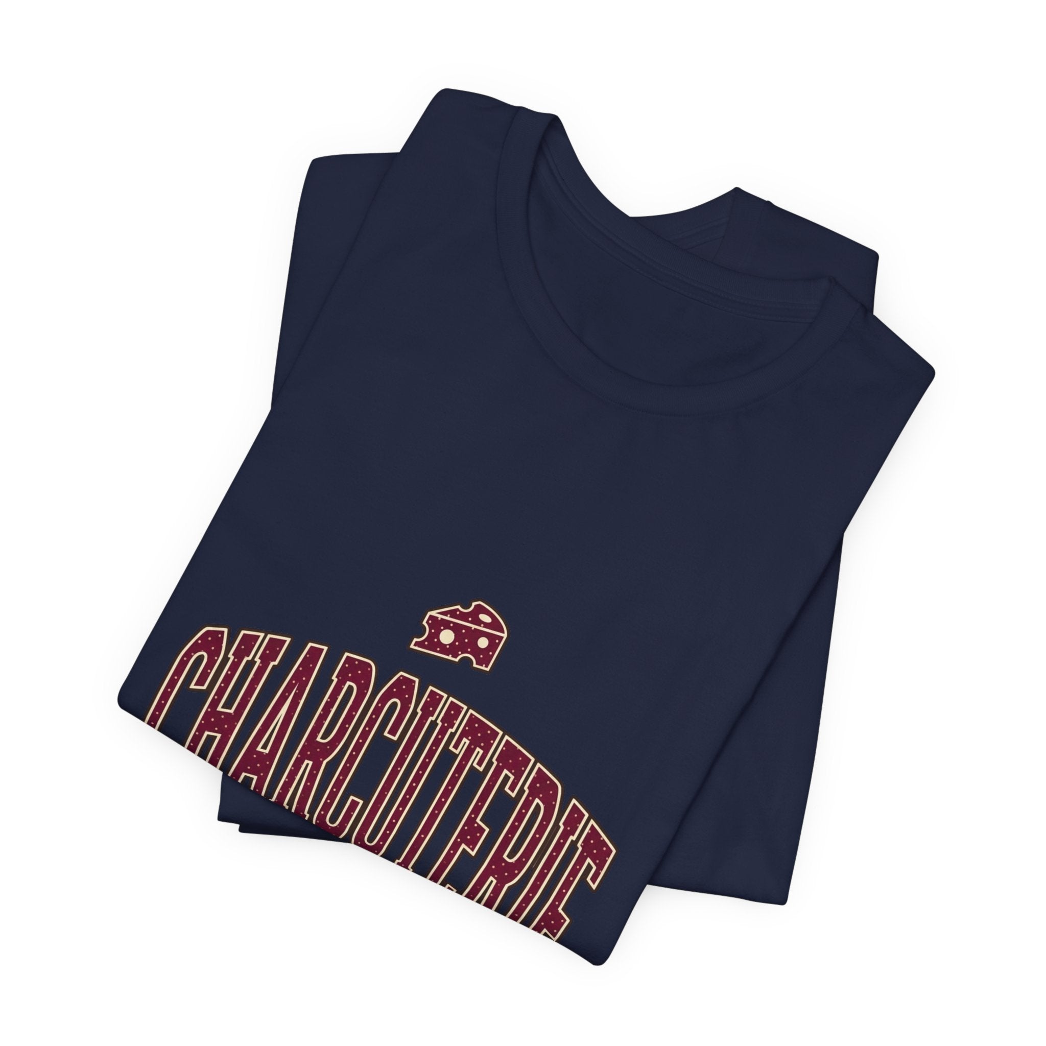 Charcuterie Team Captain Tee | Polka Dot Accent, Retro Preppy Typography