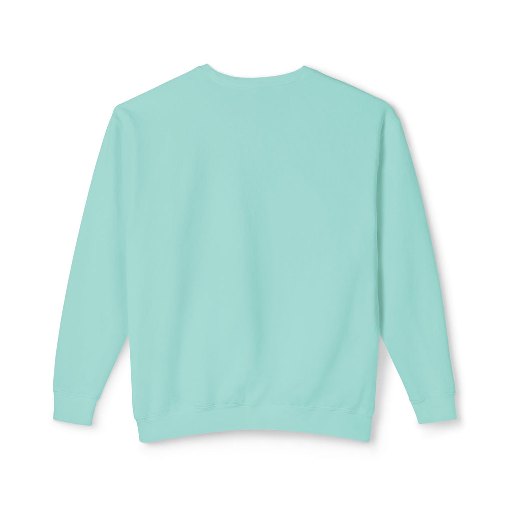 Crewneck Sweatshirt — Minimal "Be Good Do Good" Circle Design