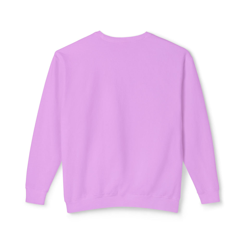 Crewneck Sweatshirt — Minimal "Be Good Do Good" Circle Design