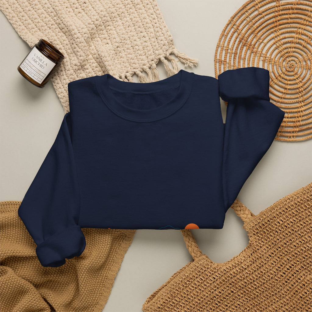 Minimal Cycling Sunset Sweatshirt | Tour de France inspired, Rider Silhouette