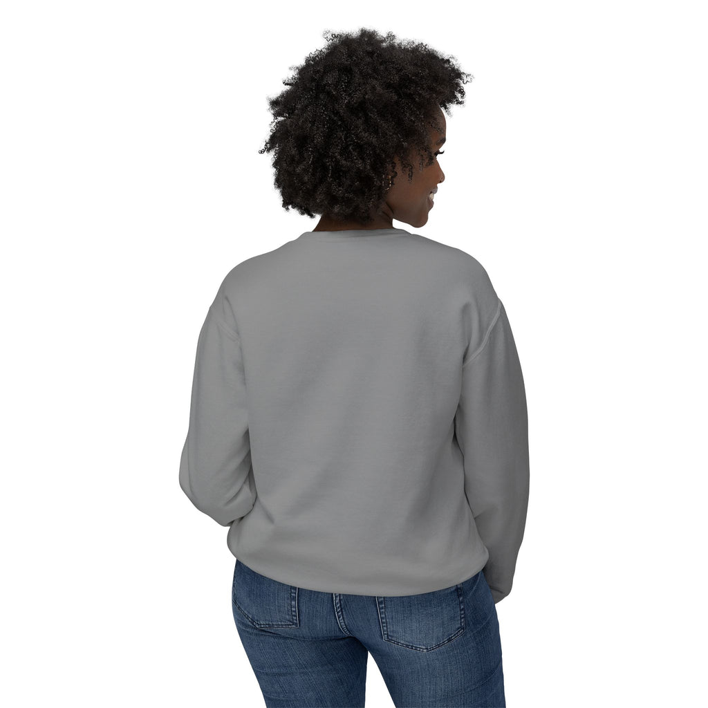 Crewneck Sweatshirt — Minimal "Be Good Do Good" Circle Design