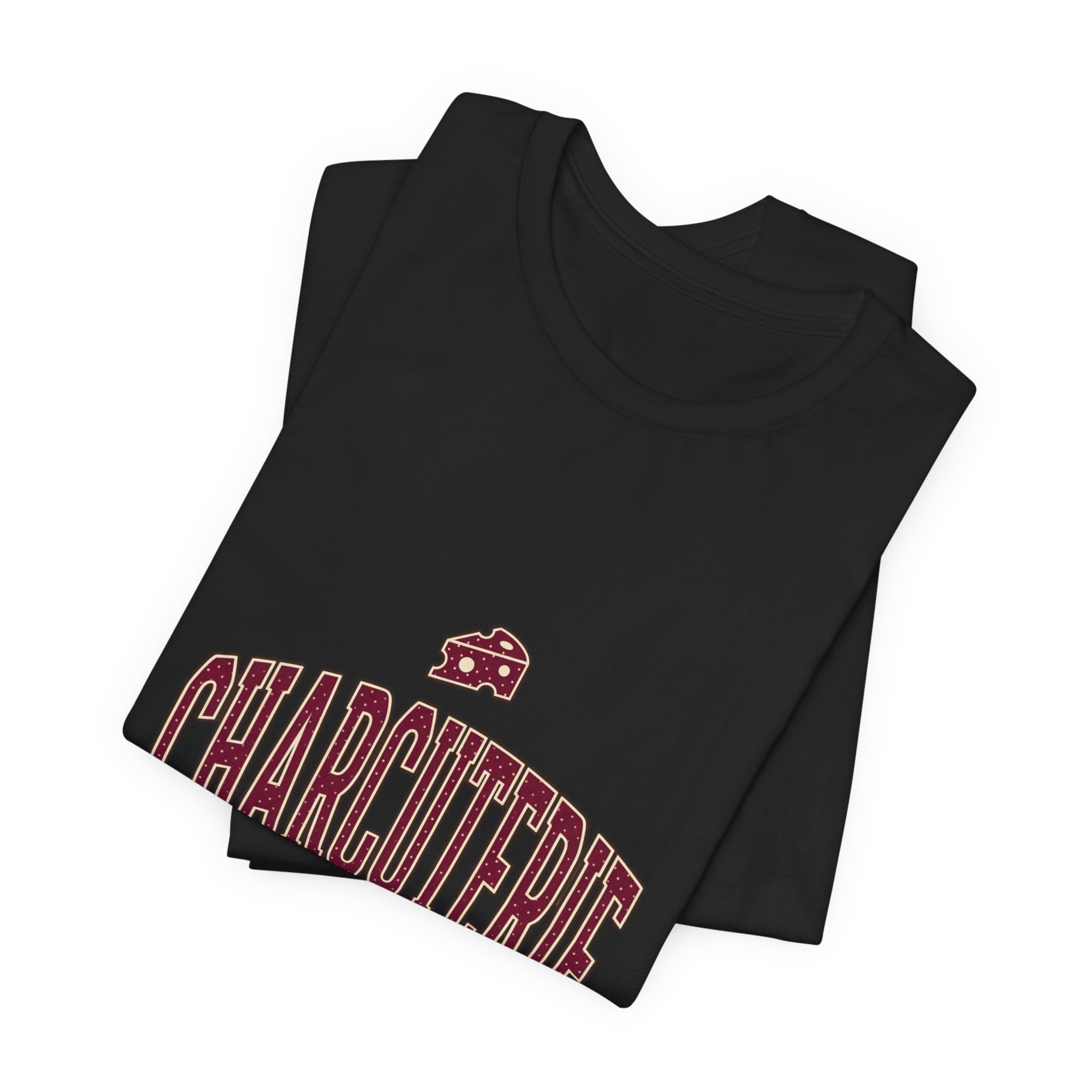 Charcuterie Team Captain Tee | Polka Dot Accent, Retro Preppy Typography