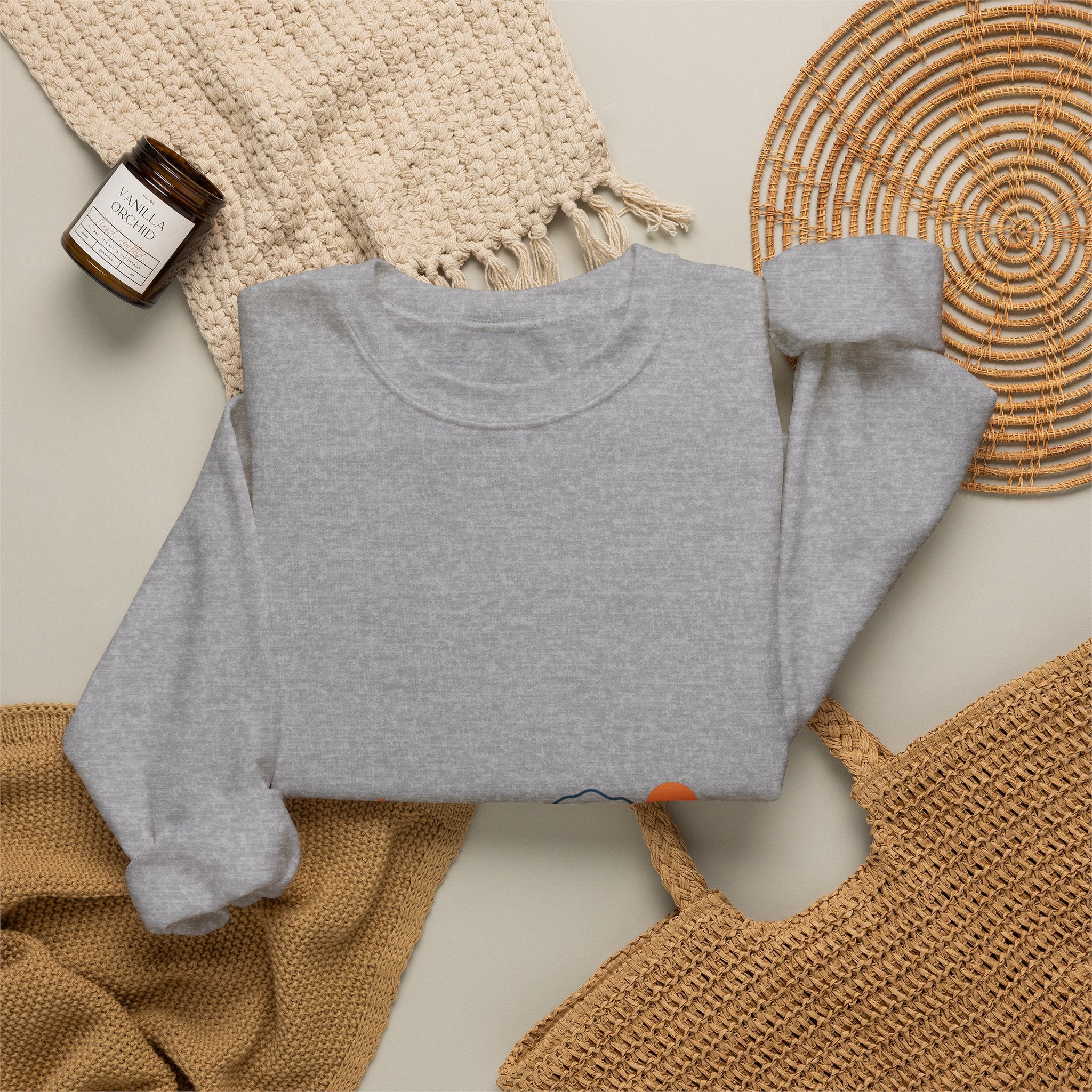 Minimal Cycling Sunset Sweatshirt | Tour de France inspired, Rider Silhouette