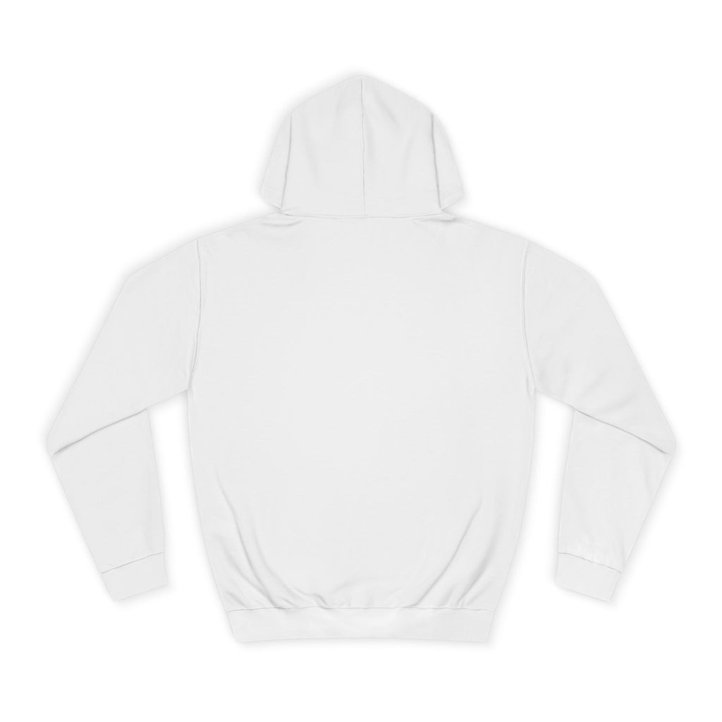 Minimalist ‘Good Vibes’ White Hoodie — College Style Casual Pullover