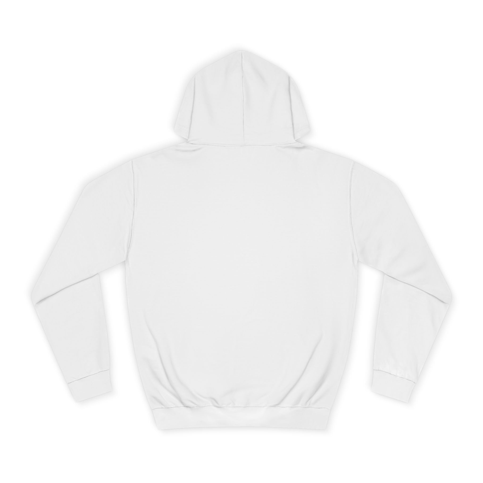 Minimalist ‘Good Vibes’ White Hoodie — College Style Casual Pullover