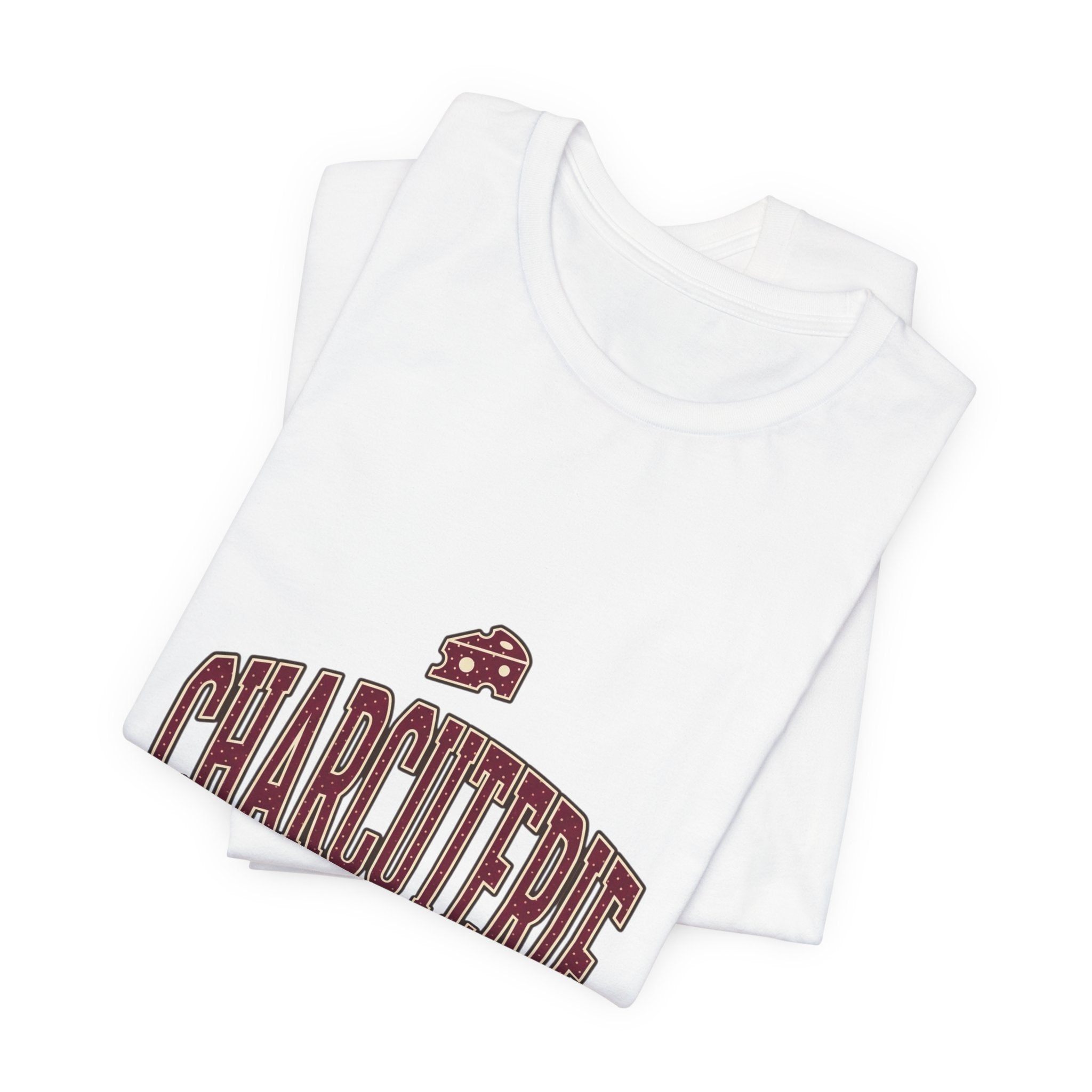 Charcuterie Team Captain Tee | Polka Dot Accent, Retro Preppy Typography